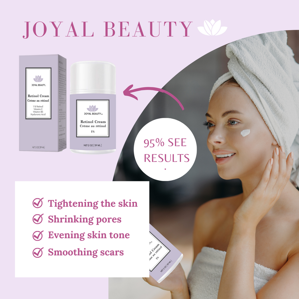 Organic Retinol Cream for Face and Eyes. Unique Stabilized Retinol 1.0.