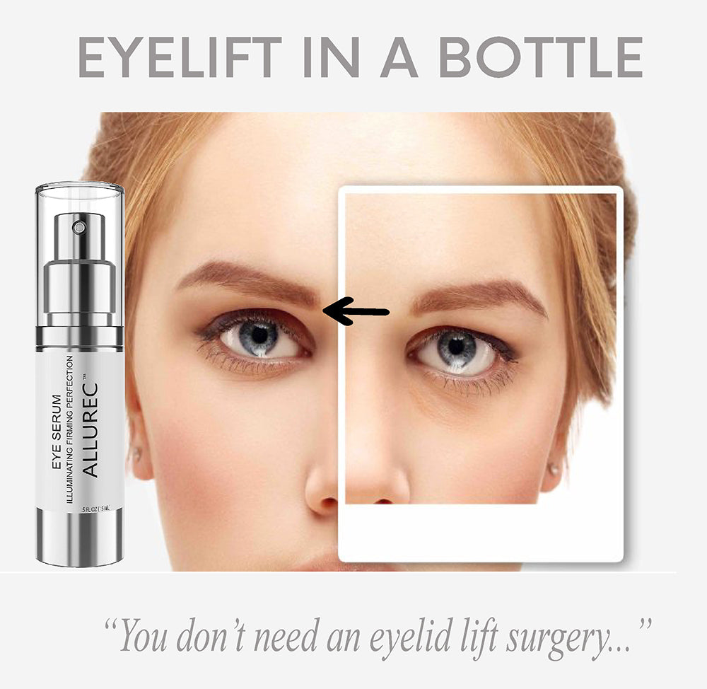 ALLUREC™ EYE SERUM: ILLUMINATING FIRMING PERFECTION.