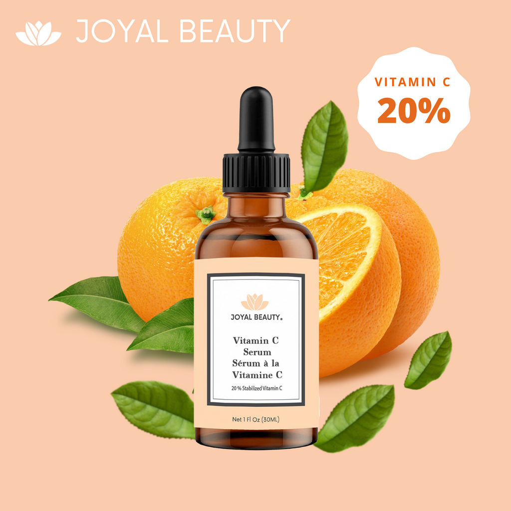 Organic Vitamin C Serum 20% with Vitamin E and Hyaluronic Acid