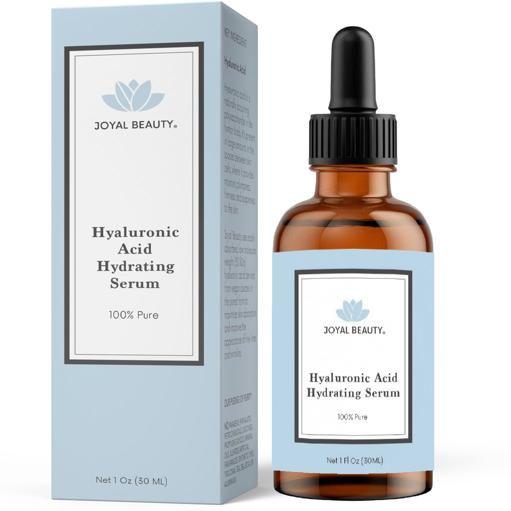100% Pure Original Hyaluronic Acid Serum for Face Skin Eyes and Lips