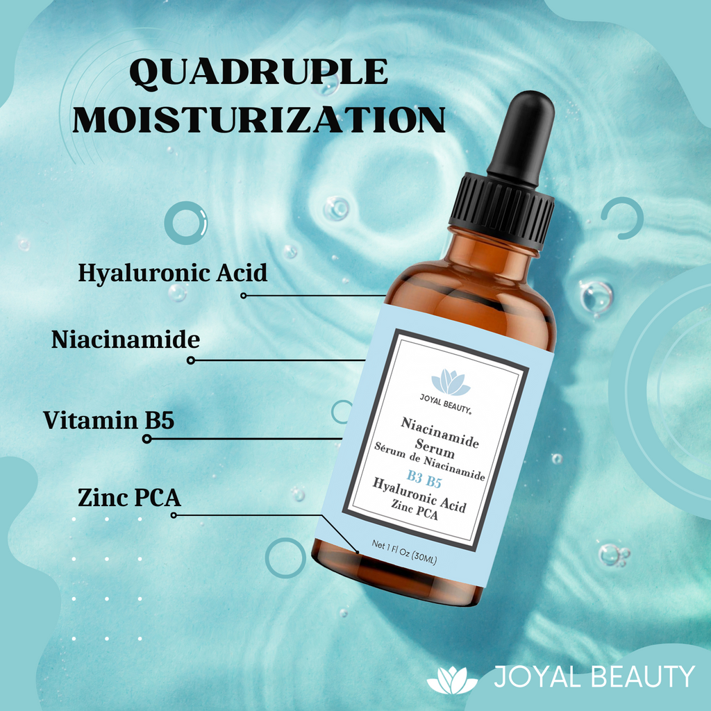 Niacinamide 5% (Vitamin B3) B5 Hydrating Gel with Hyaluronic Acid