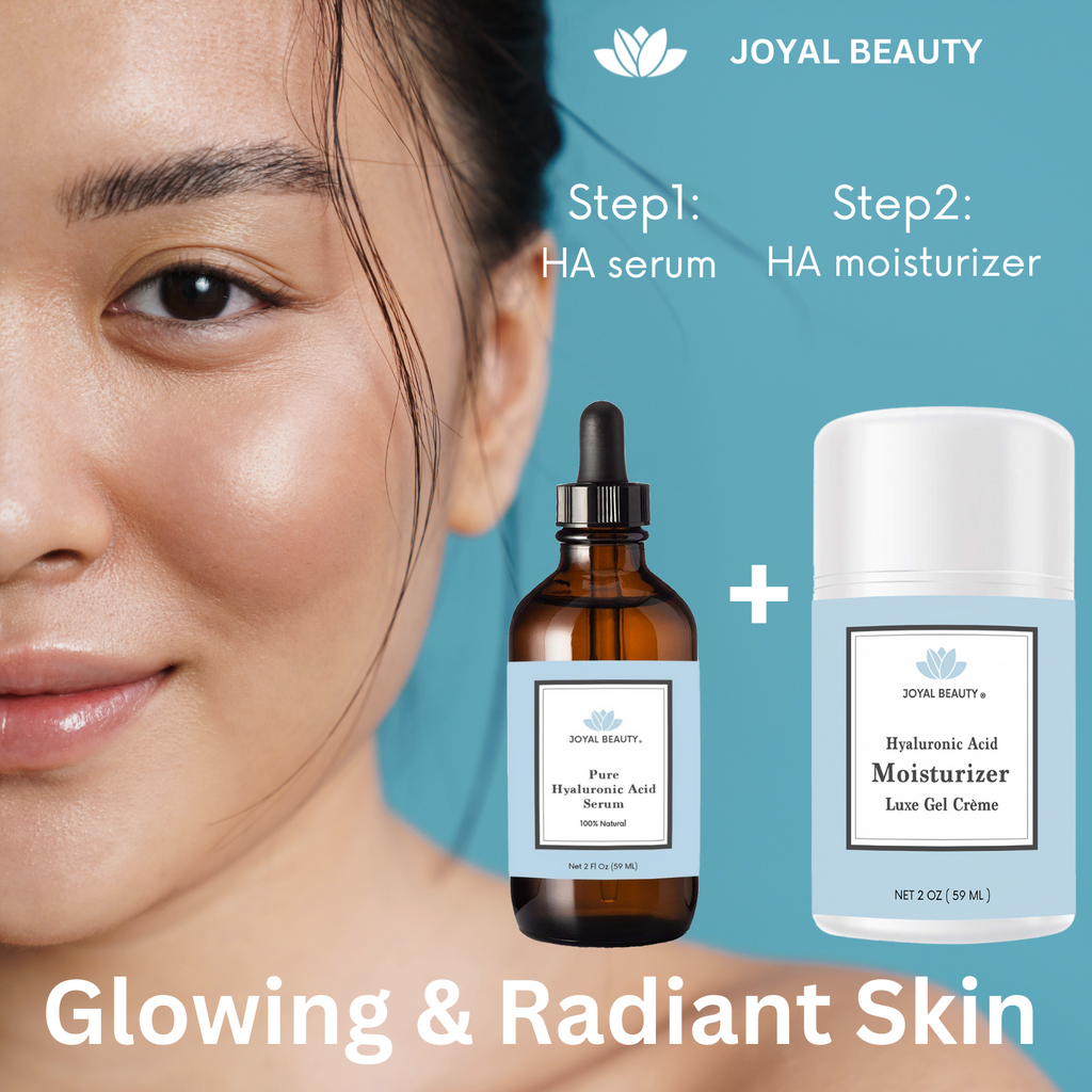 Organic Hyaluronic Acid Moisturizer for Skin Face and Eyes