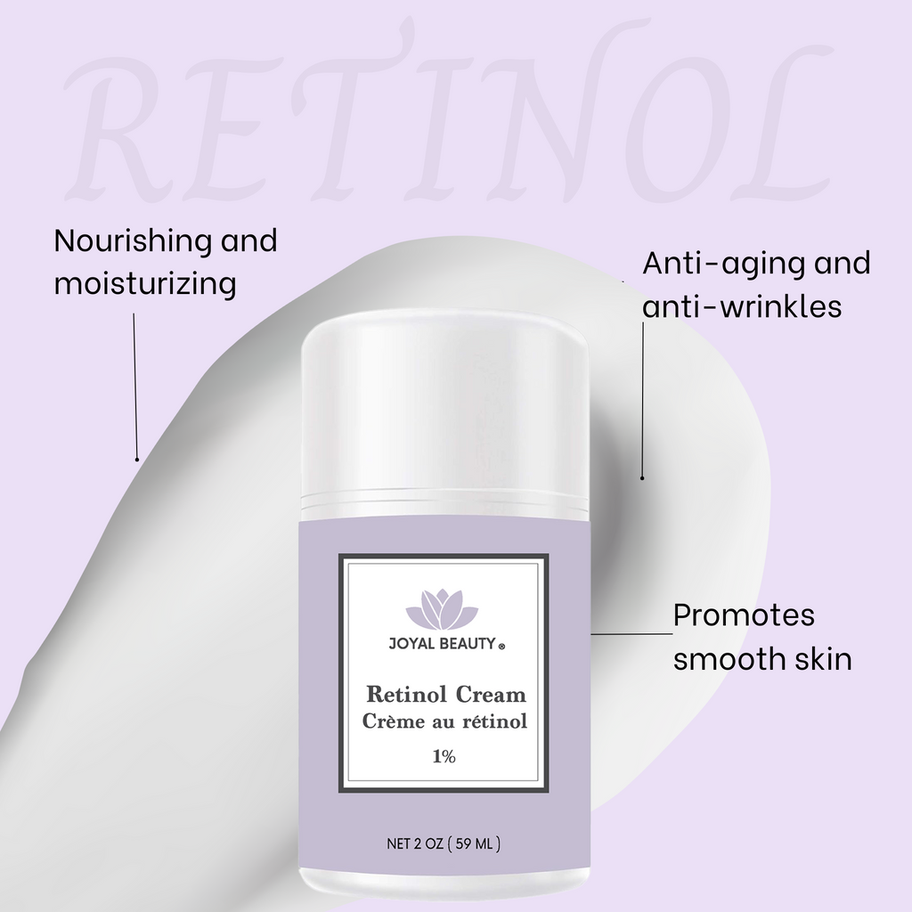 Organic Retinol Cream for Face and Eyes. Unique Stabilized Retinol 1.0.