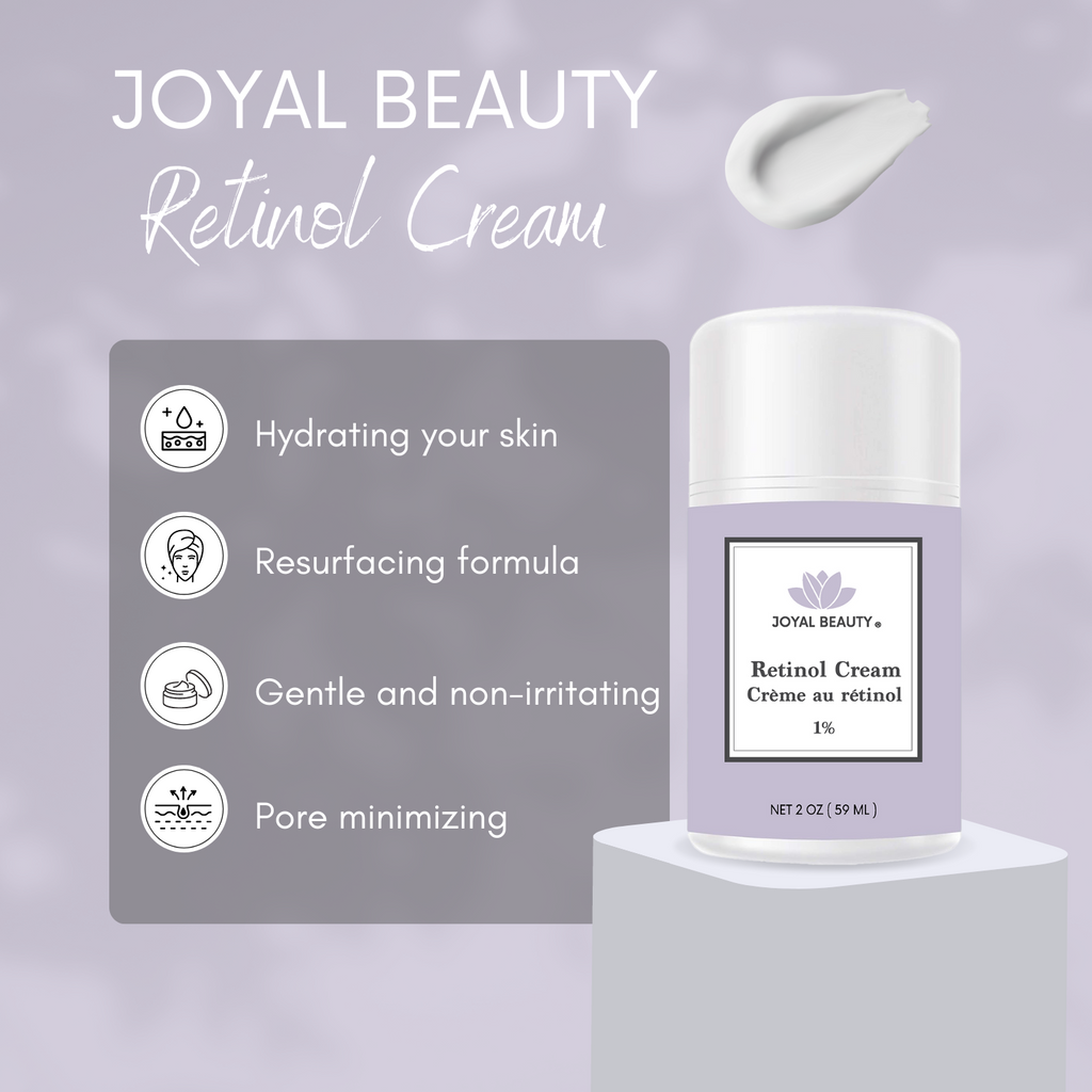 Organic Retinol Cream for Face and Eyes. Unique Stabilized Retinol 1.0.
