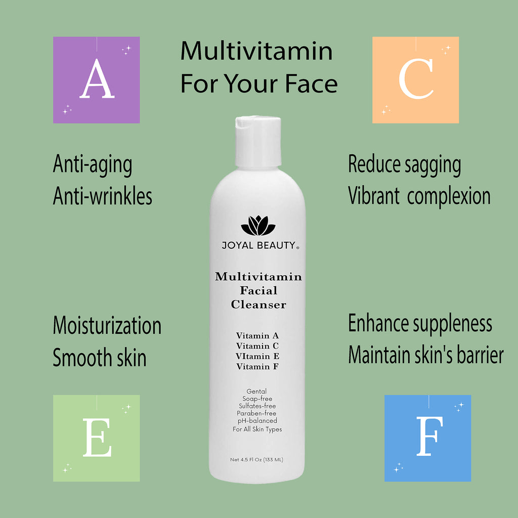 Multivitamin Facial Cleanser Makeup Remover Face Wash