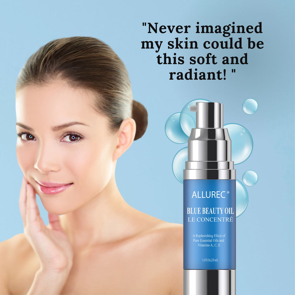 AllureC® Nutriment Blue Oil Beauty Face Oil Midnight Recovery Essential Oil Concentrate