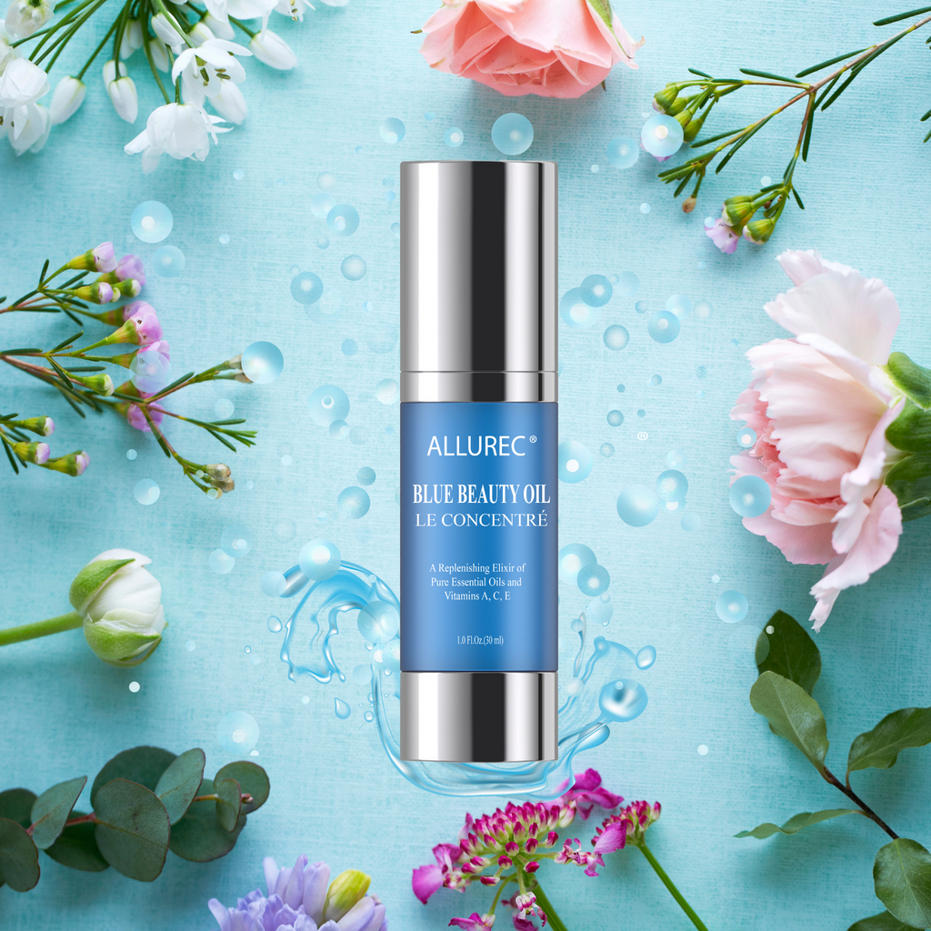 AllureC® Nutriment Blue Oil Beauty Face Oil Midnight Recovery Essential Oil Concentrate