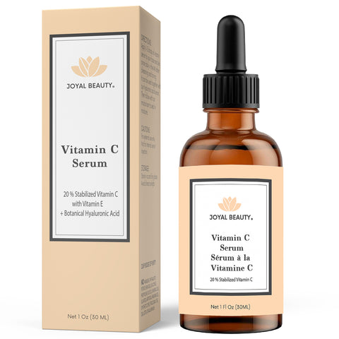 Organic Vitamin C Serum 20% with Vitamin E and Hyaluronic Acid