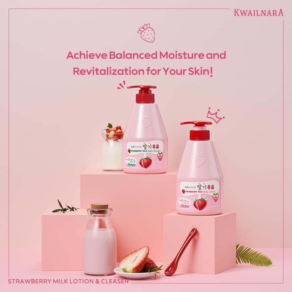 KWAILNARA Strawberry Milk Body Lotion (19.75 Fl Oz)