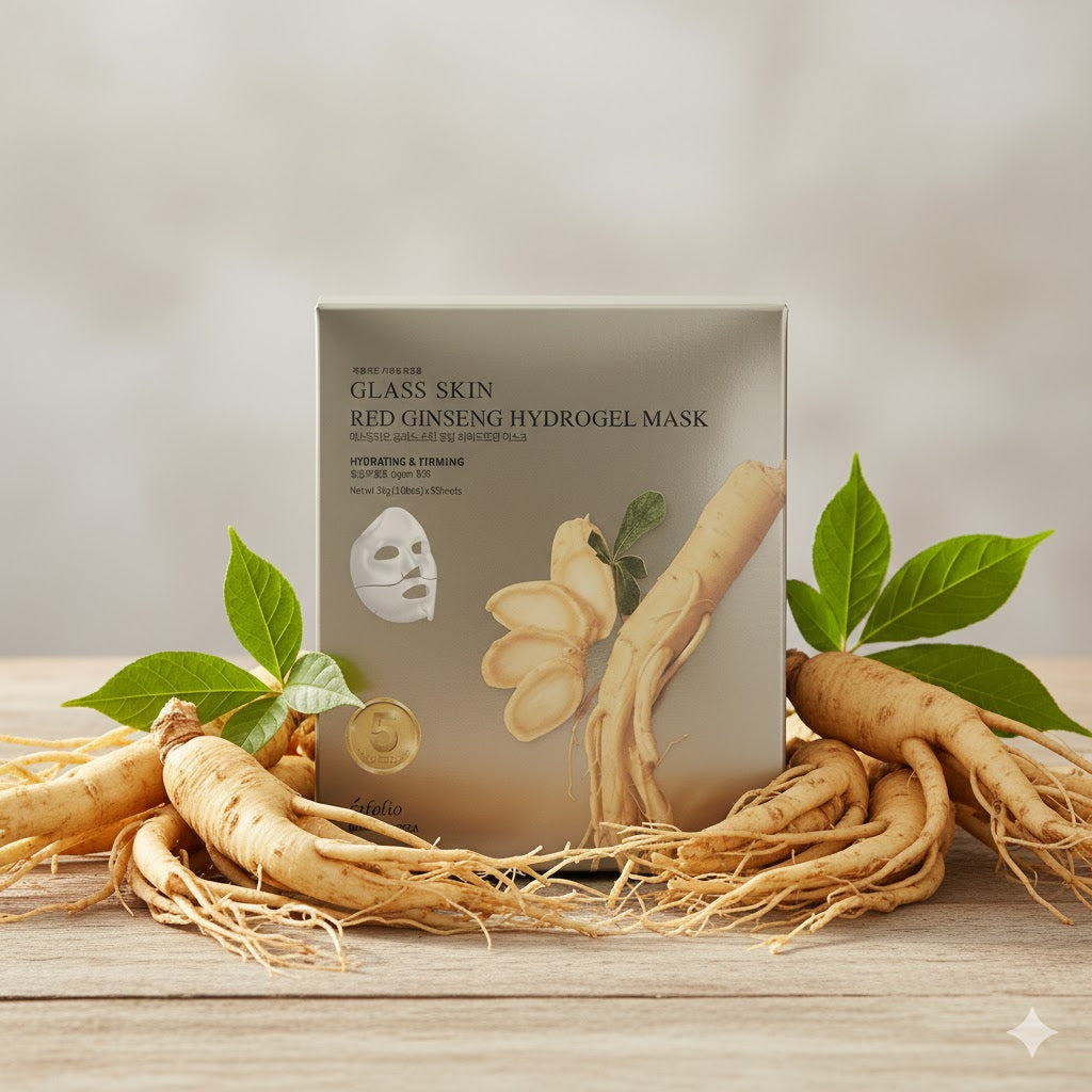 Glass Skin Red Ginseng Hydrogel Mask