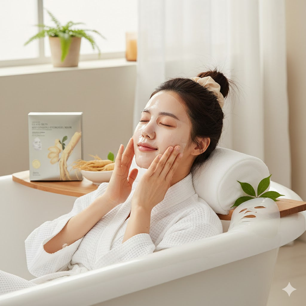Glass Skin Red Ginseng Hydrogel Mask