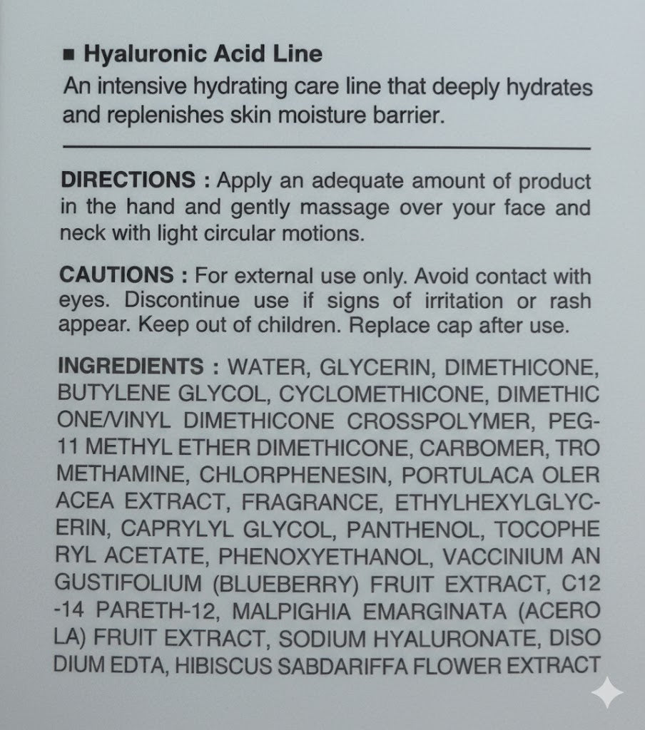 Hyaluronic Acid Moisture Emulsion (5.07 Oz)