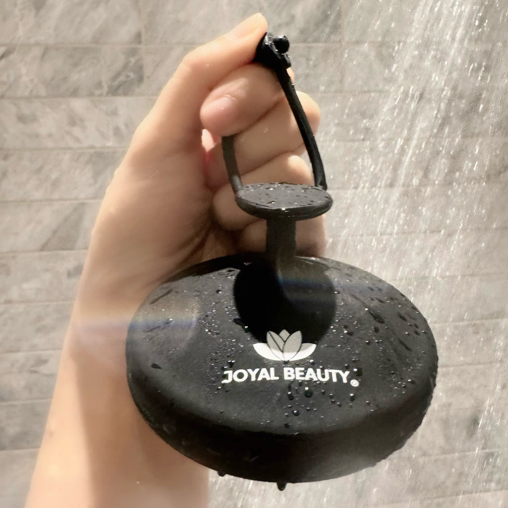 JOYAL BEAUTY Scalp Massager Brush, 2 in 1 Shower Brush for Hair Growth and Dandruff Treatment with Soft Silicone Bristles and Massage Nodes for Hair Care