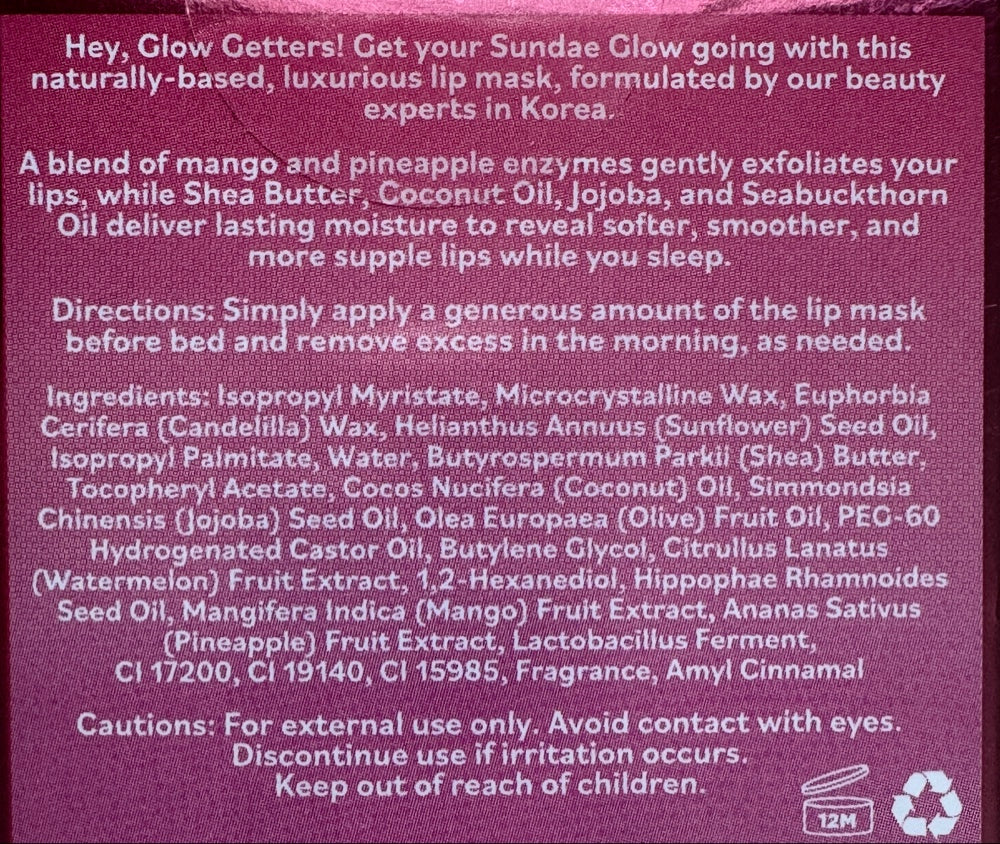 Watermelon Overnight Lip Mask