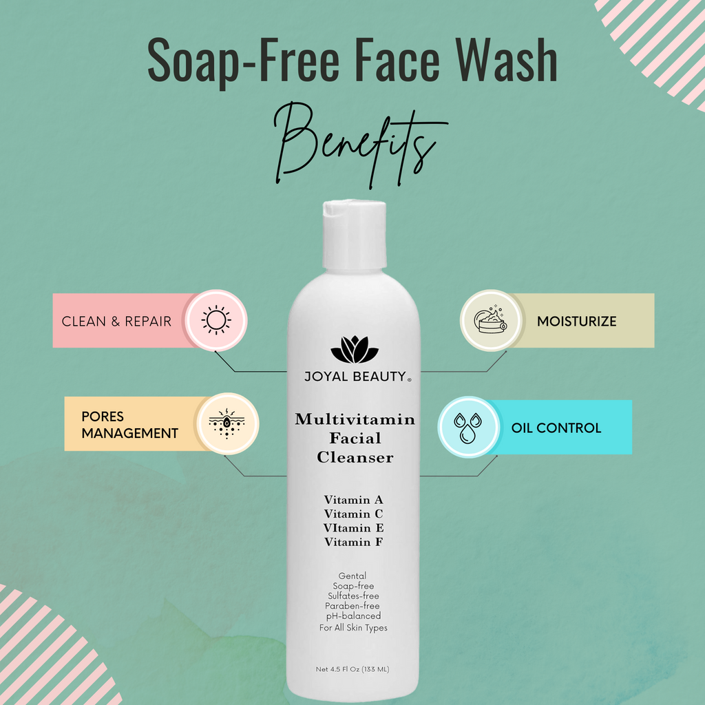 Multivitamin Facial Cleanser Makeup Remover Face Wash