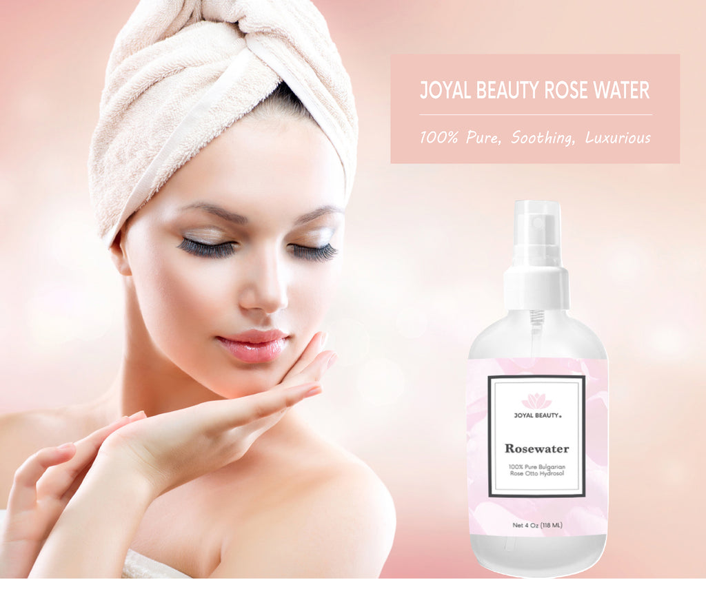 Luxurious 100% Pure Rose Water-Organic Bulgarian Rose Otto Hydrosol.