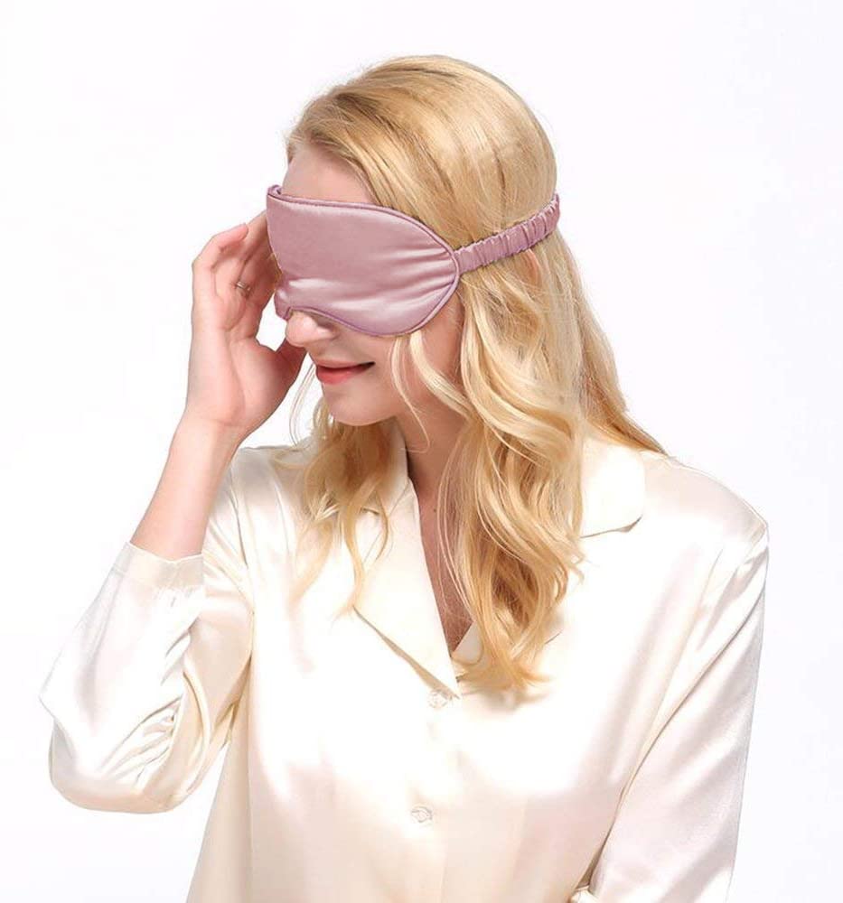 ALLUREC™ Luxury 100% Mulberry Silk Sleep Eye Mask. Top Grade 6A 22 Momme Long Silk.