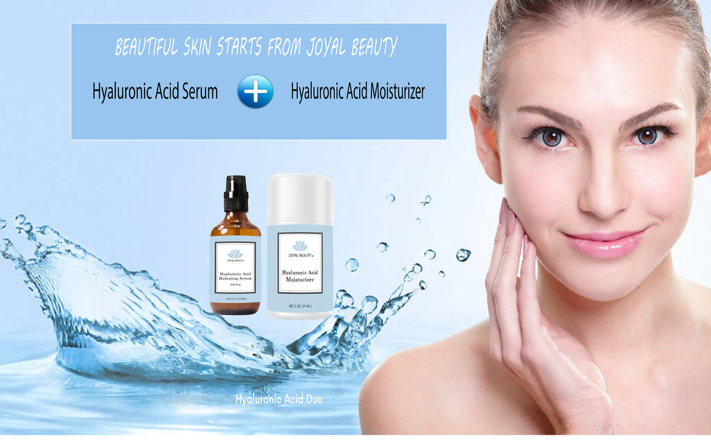 100% Pure Original Hyaluronic Acid Serum for Face Skin Eyes and Lips