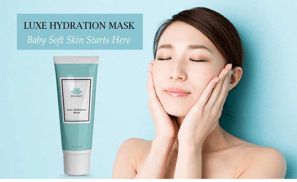 Organic Luxe Hydration Facial Face Mask with Hyaluronic Acid.