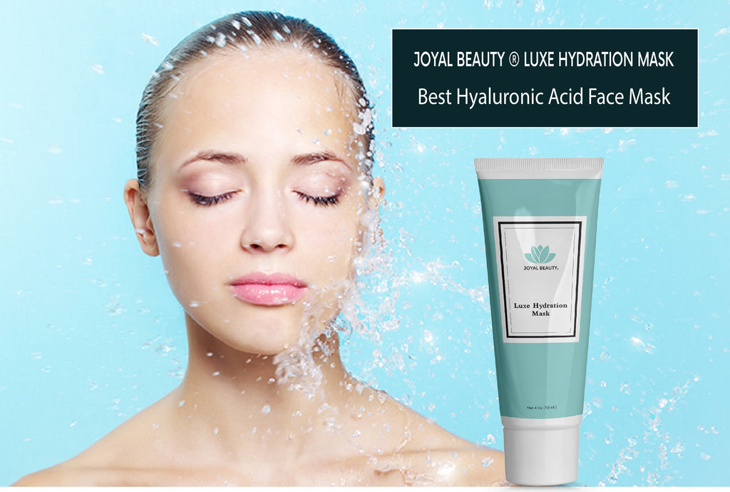 Organic Luxe Hydration Facial Face Mask with Hyaluronic Acid.