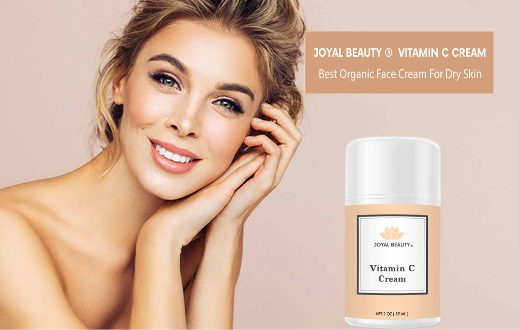 Organic Vitamin C Cream for Face. Intensive Hydration Moisturizer.