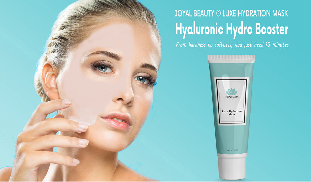 Organic Luxe Hydration Facial Face Mask with Hyaluronic Acid.