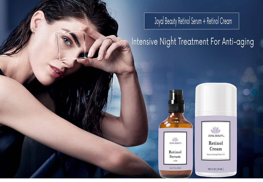 Organic Retinol Serum for Face Skin Eyes Neck 1.0