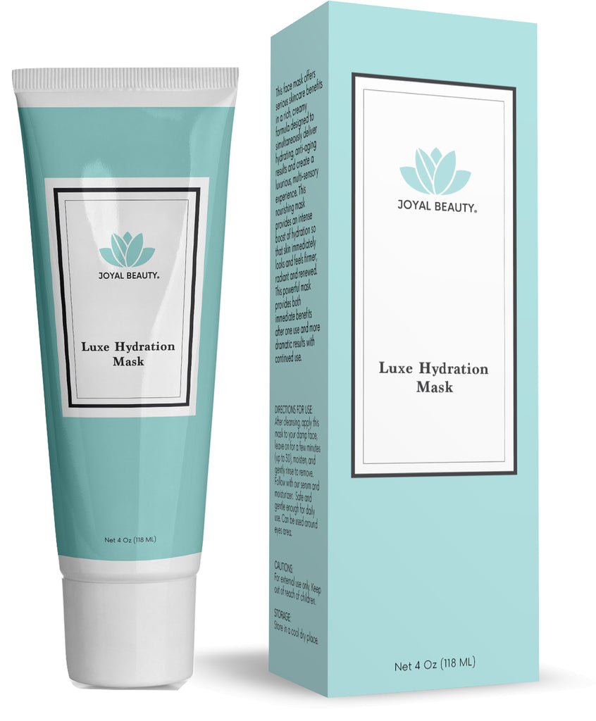 Organic Luxe Hydration Facial Face Mask with Hyaluronic Acid.