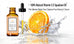Vitamin C E Squalane Oil for Face and Skin.100% Natural Water-Free Vitamin C Serum.