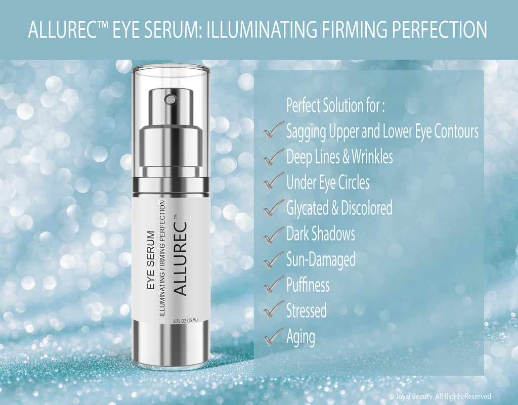 ALLUREC™ EYE SERUM: ILLUMINATING FIRMING PERFECTION.