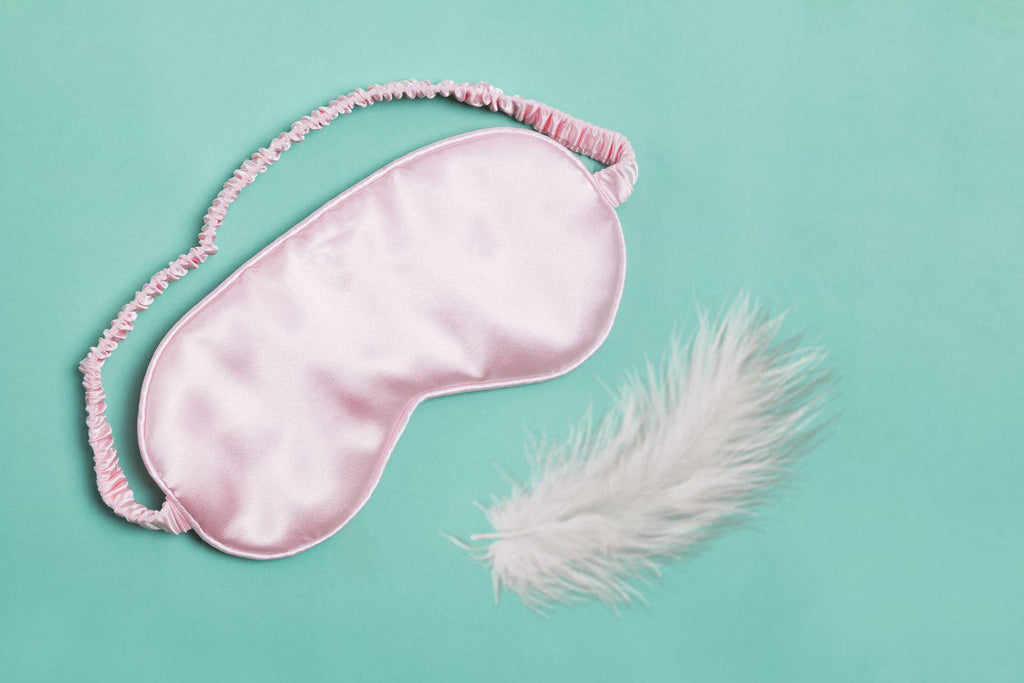 ALLUREC™ Luxury 100% Mulberry Silk Sleep Eye Mask. Top Grade 6A 22 Momme Long Silk.