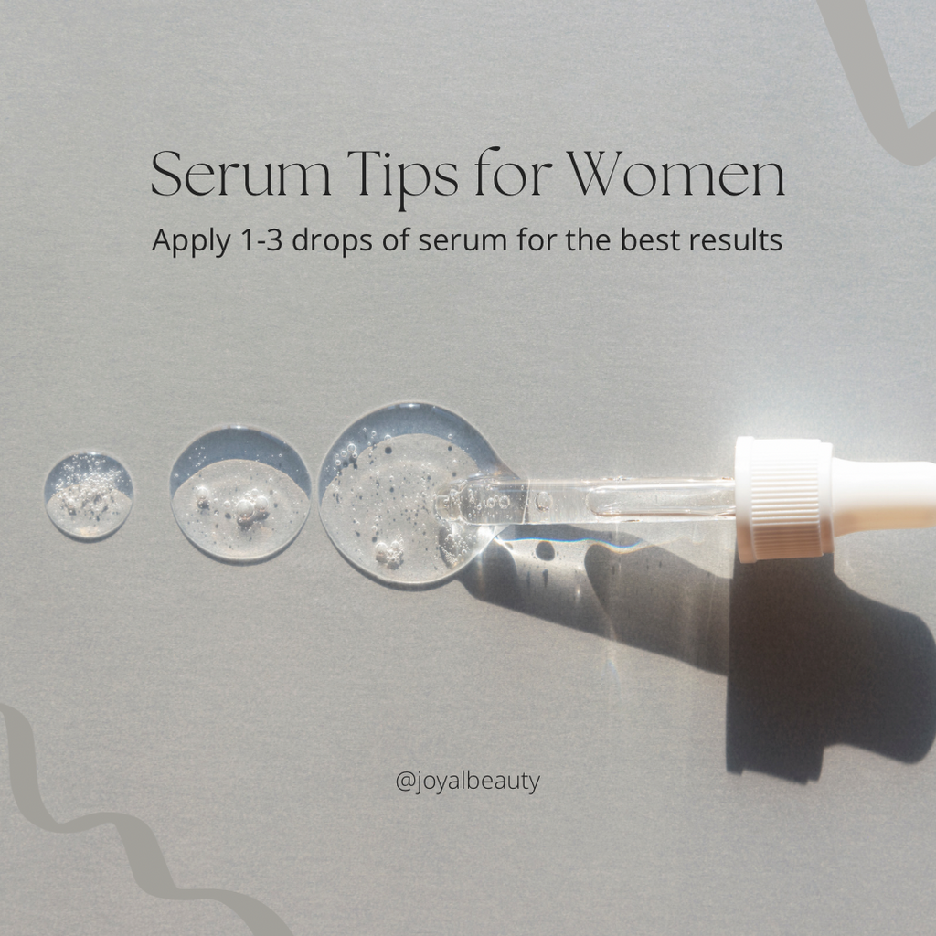 Beauty Tips: Less is More- Applying only a small amount of hyaluronic acid serum