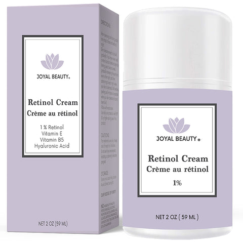 Organic Retinol Cream for Face and Eyes. Unique Stabilized Retinol 1.0.