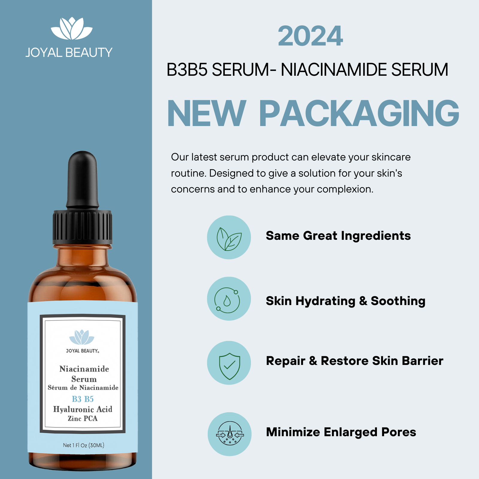 Joyal Beauty 100 Pure Botanical Hyaluronic Acid Hydrating Serum