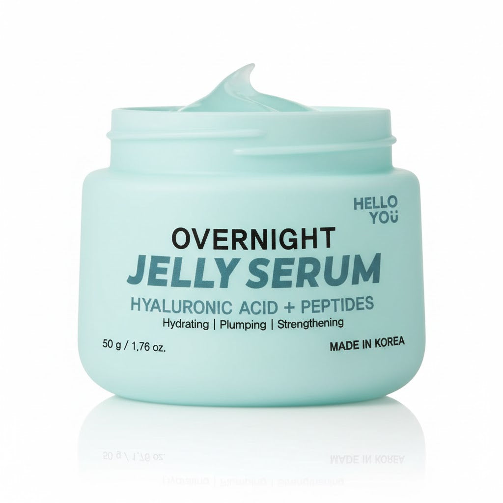 Overnight Jelly Serum with Hyaluronic Acid and Peptides