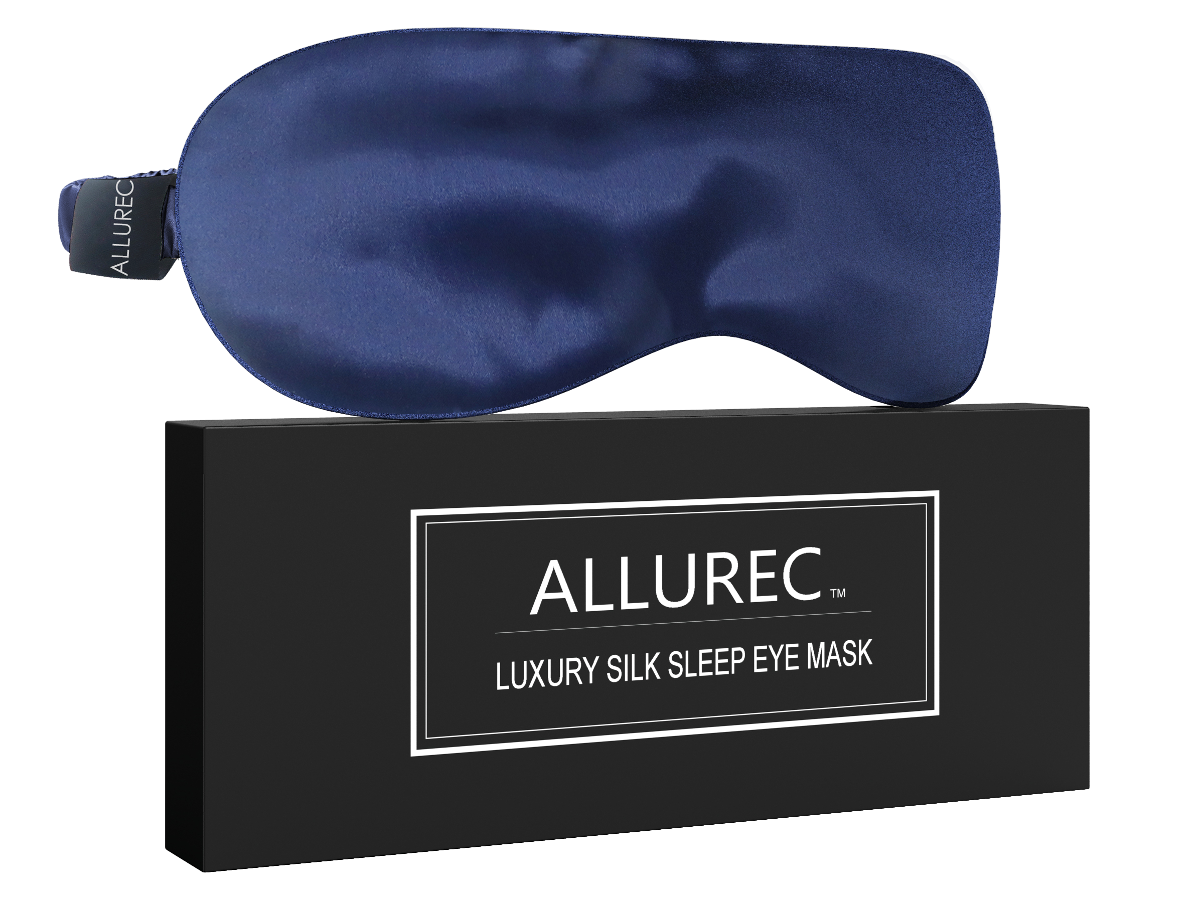 ALLUREC™ Luxury 100% Mulberry Silk Sleep Eye Mask. Top Grade